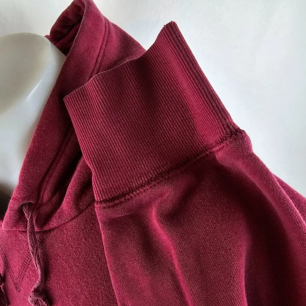 Nike Sweatshirt Mens Large Red Hoodie Sportswear Athletisure Swoosh Casual Sport - Picture 7 of 12